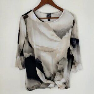 Clara SunWoo Knotted Hem Tunic Size Medium